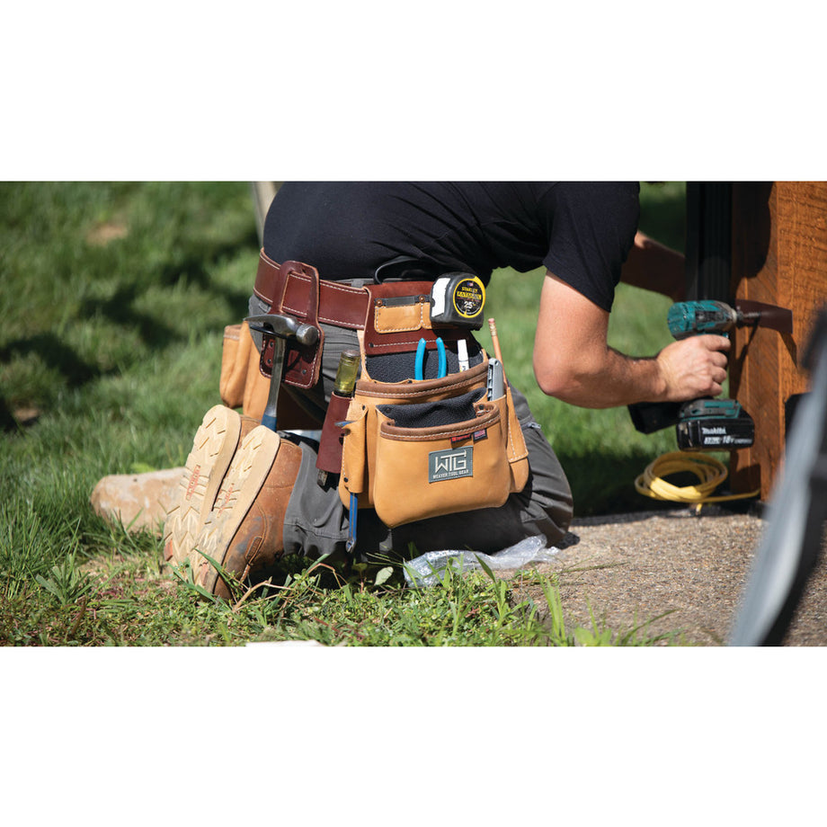 Leather Tool Belt, Carpenter Tool Pouch, Framers Tool Belt, Handyman  Belt