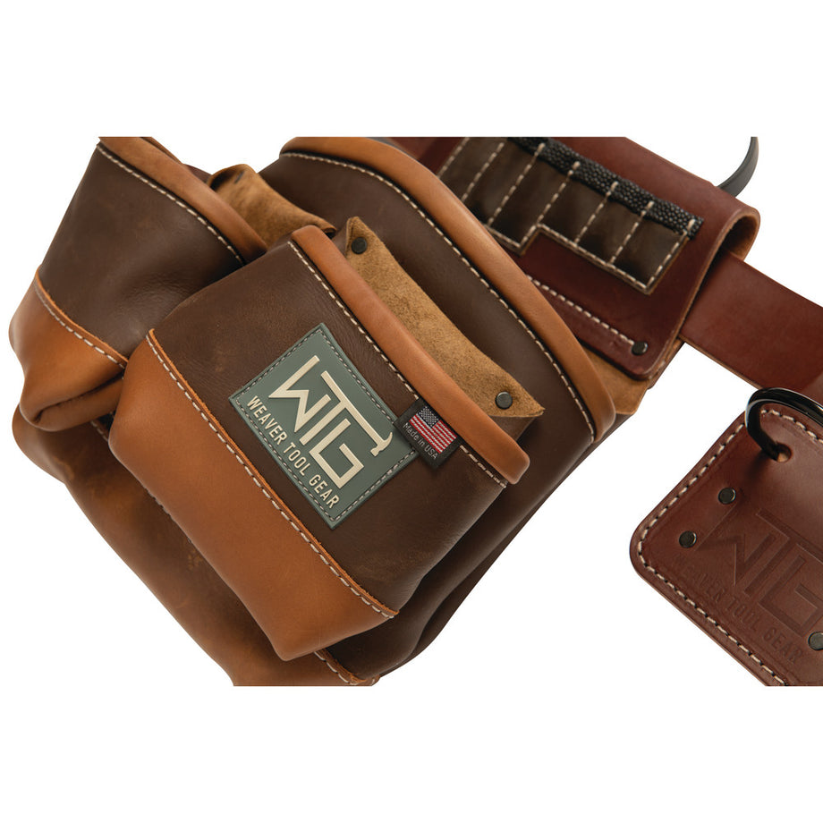 Buffalo Leather Belt Pouch - Made in USA